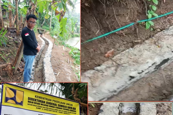 Pembangunan Dinilai Tidak Sesuai Spesifikasi, Ini Pengakuan Ketua P3A Desa Barunai 