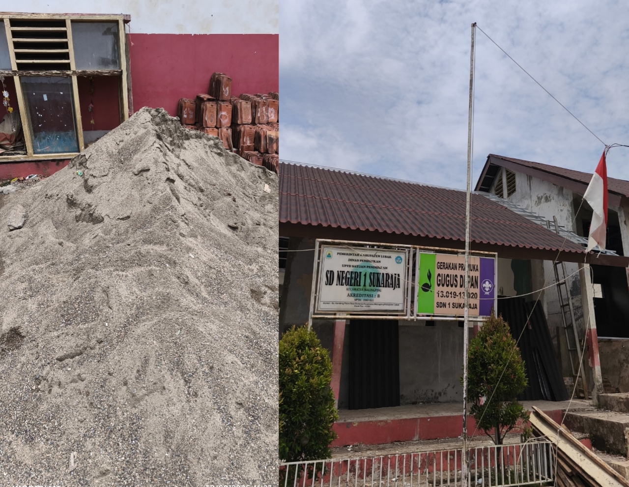Proyek Revitalisasi SDN 1 Sukaraja, Malingping - Lebak