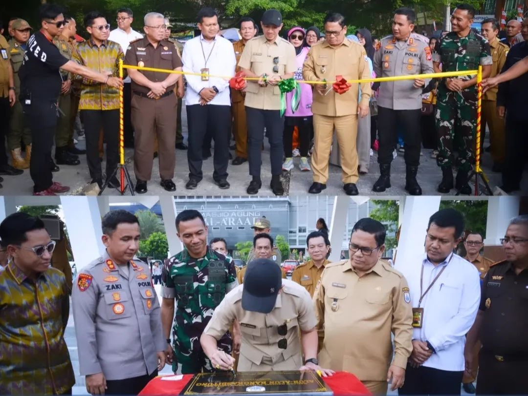 Bupati dan Wakil Bupati Lebak Saat Peresmian Alun-alun Rangkasbitung