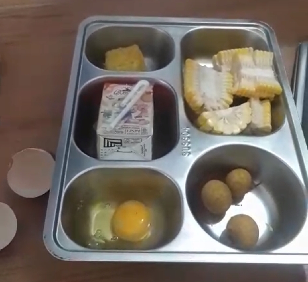 Tangkap Layar Vidio Menu MBG di SMAN 1 Cigemblong, Kecamatan Cigemblong, Kabupaten Lebak, Banten 