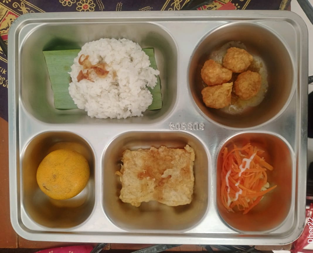 Salah Satu Menu MBG di Lebak Selatan