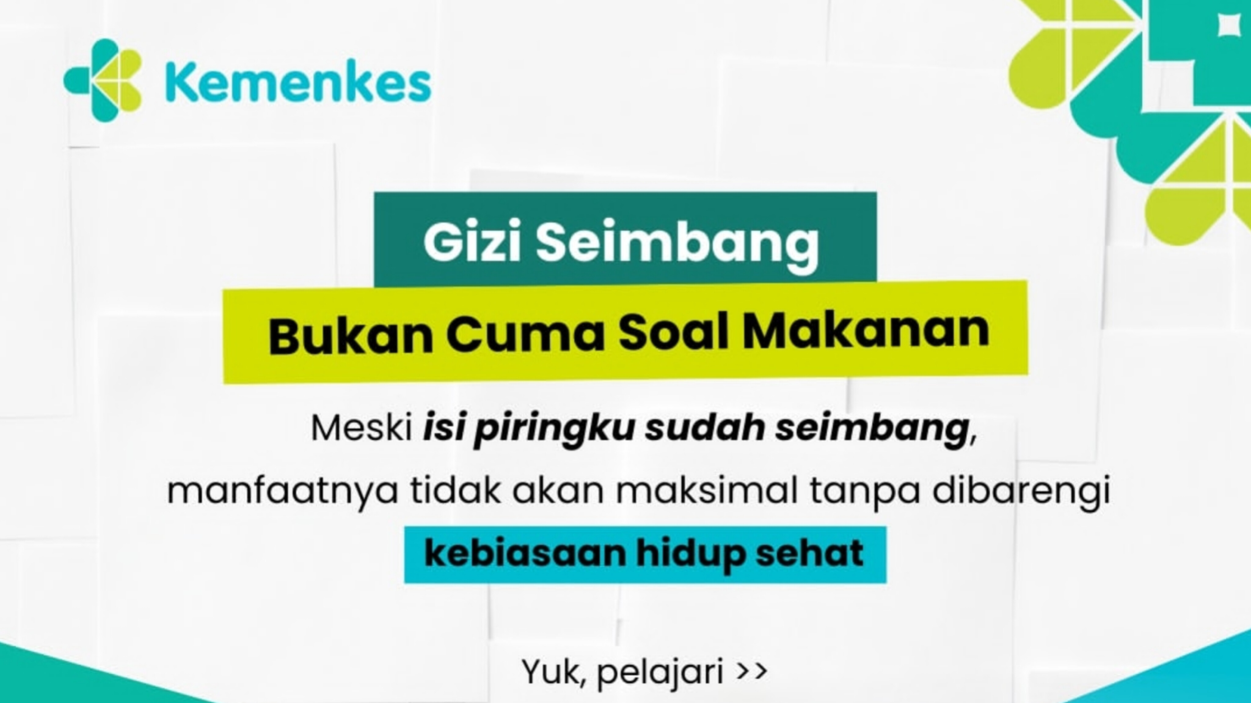 Slogan Gizi Seimbang Kemenkes 