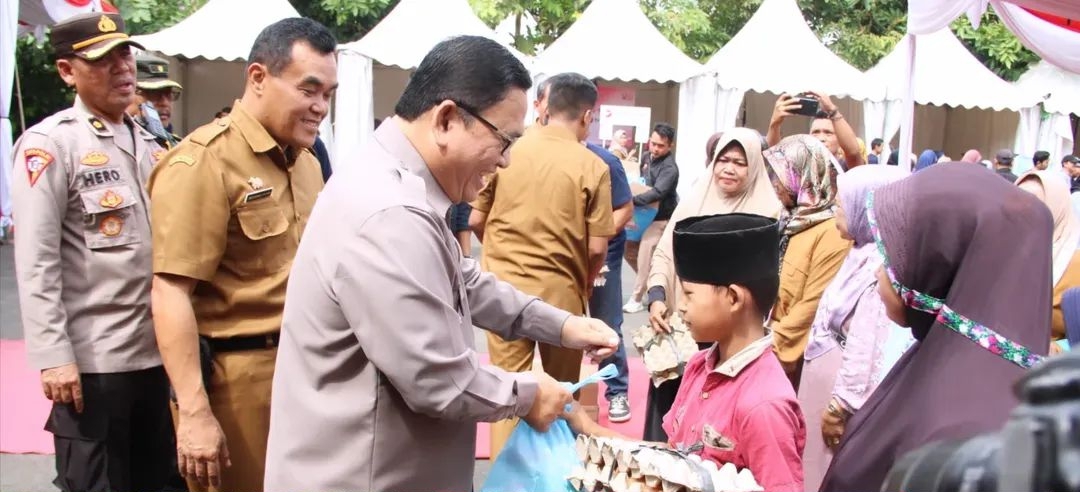 Pasar Murah yang Digelar Dinas Perindustrian dan Perdagangan Kabupaten Lebak