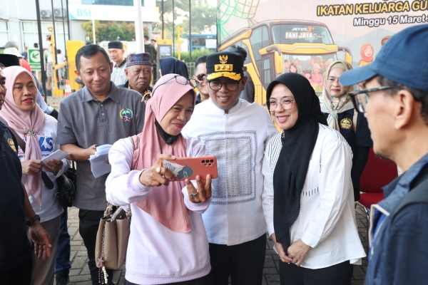 Andra Soni Lepas 31 Bus Mudik Bebarengan IKG Menuju Gunung Kidul