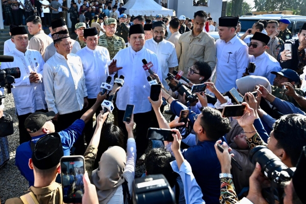 Prabowo: Pemulihan Banjir Aceh Tamiang Hampir Rampung