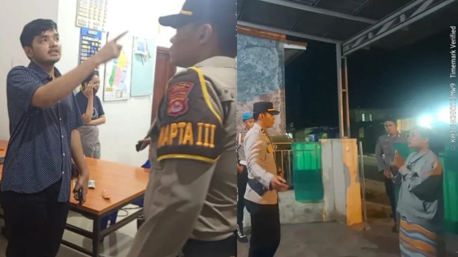 Personil Polres Lebak saat melakukan olah TKP di Kantor PNM Mekar Syariah Rangkasbitung
