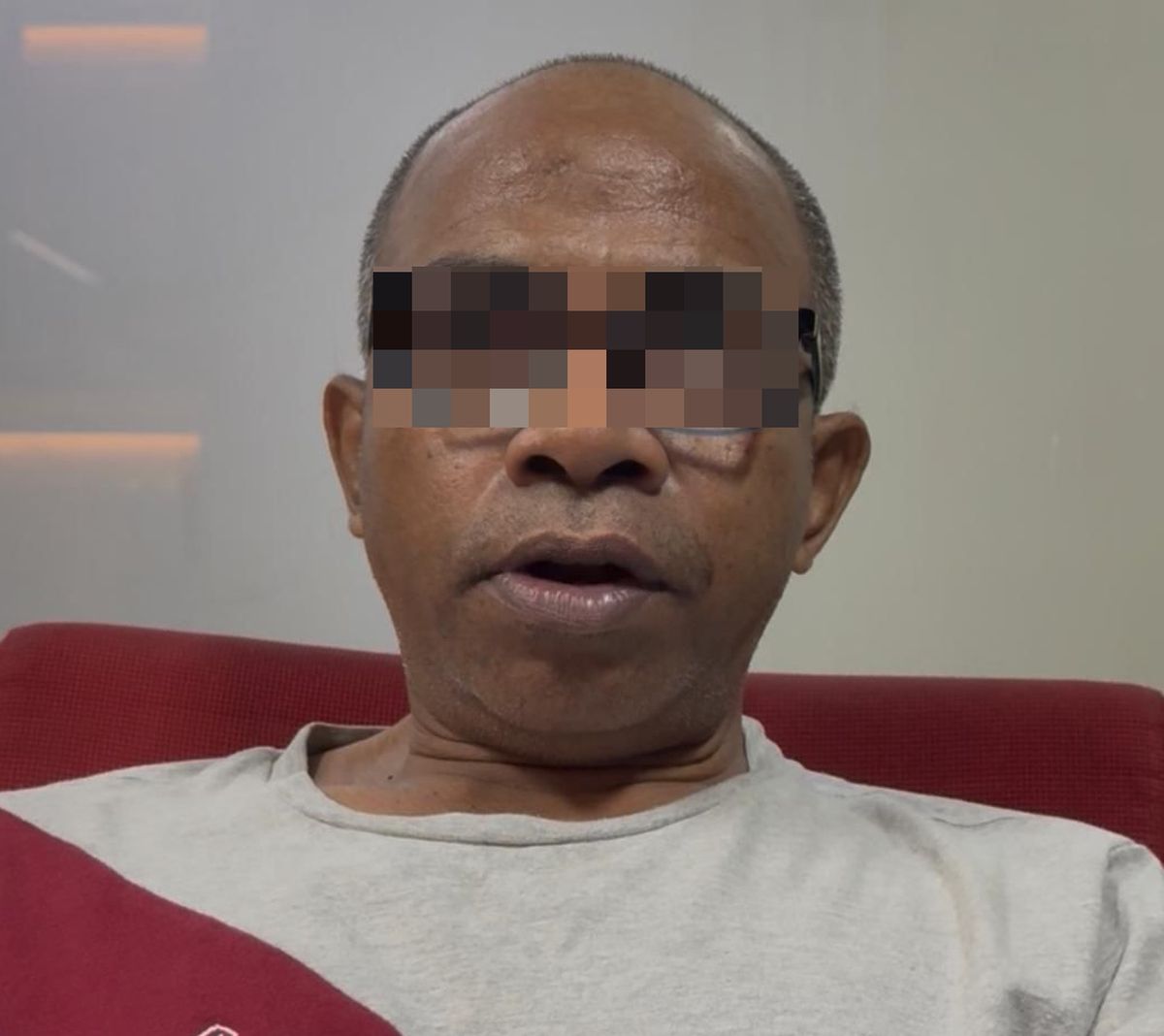 Patrisius, terduga kurir sabu - sabu