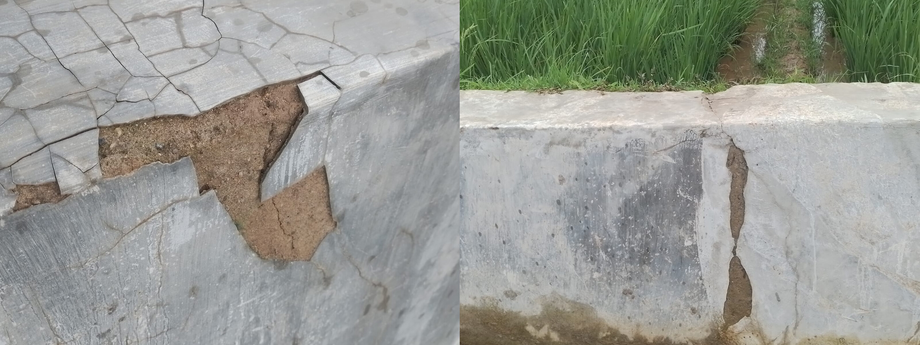 Kondisi Bangunan Jaringan Irigasi DI Cisiih, Kecamatan Panggarangan, Kabupaten Lebak, Banten. 