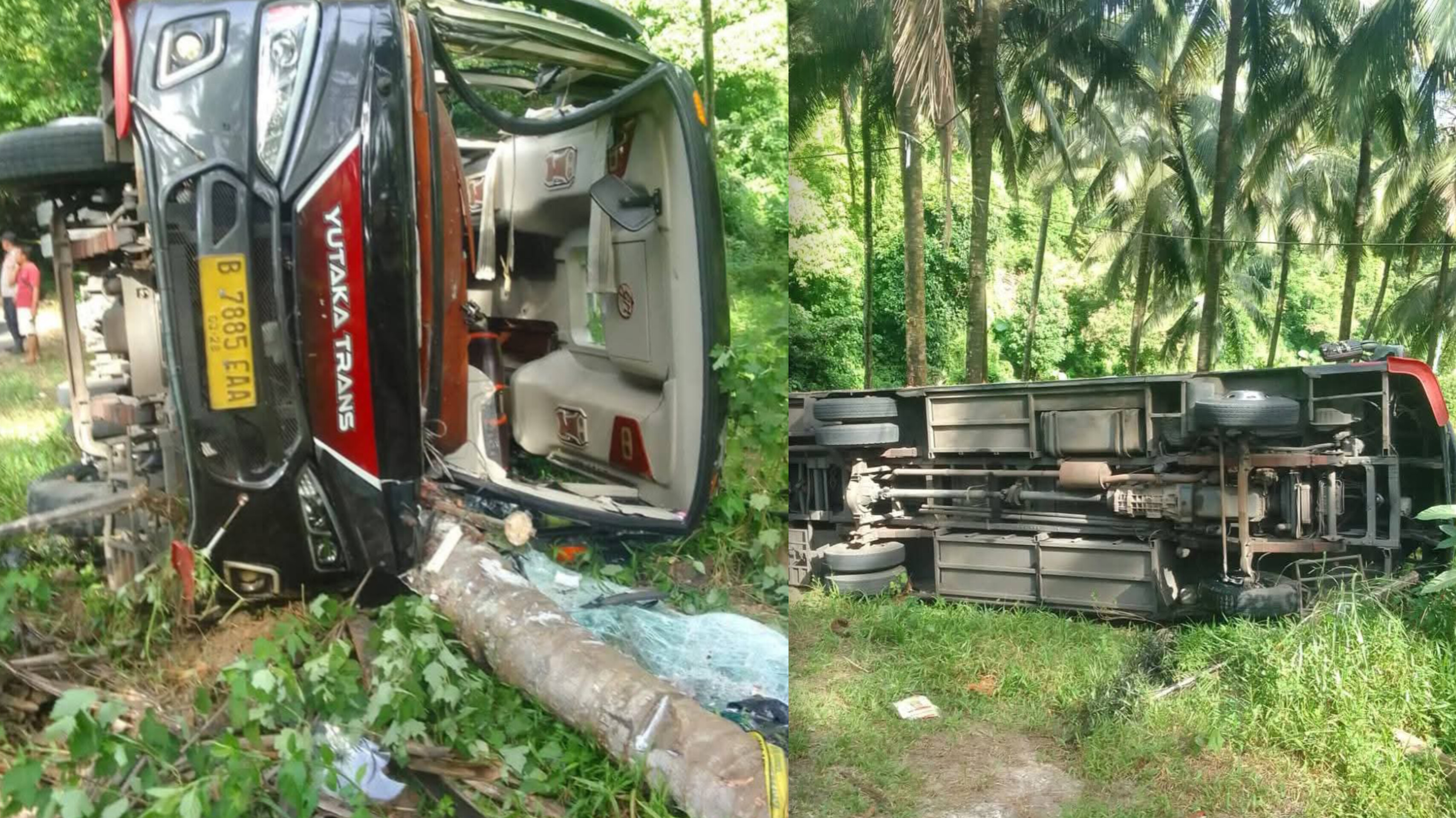 Kecelakaan Lalu Lintas di Tanjakan Cariang, Sawarna, Bayah 