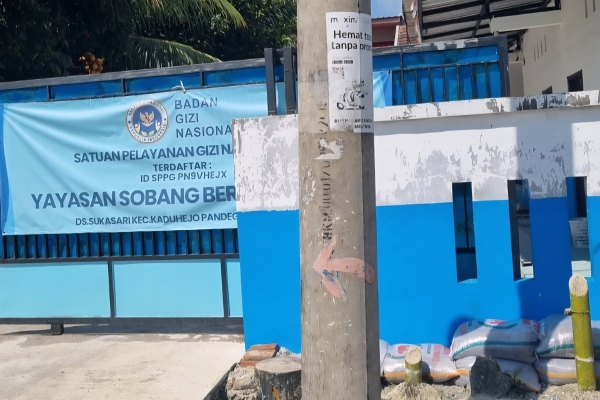 Tak Tempuh Izin Lingkungan, Limbah Dapur MBG Sobang Berkah Desa Sukasari Dikeluhkan