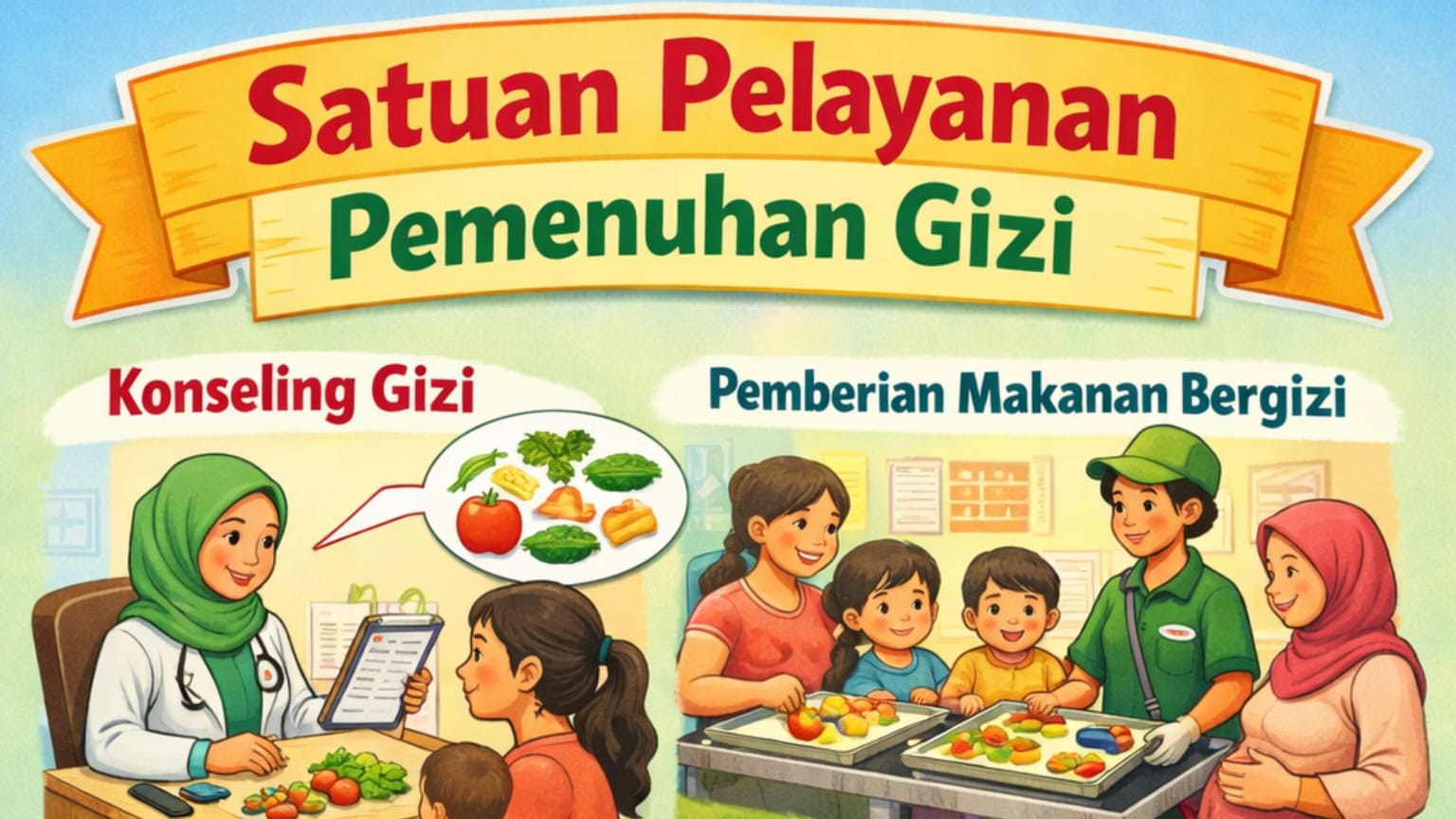 Ilustrasi Satuan Pelayanan Pemenuhan Gizi (SPPG)