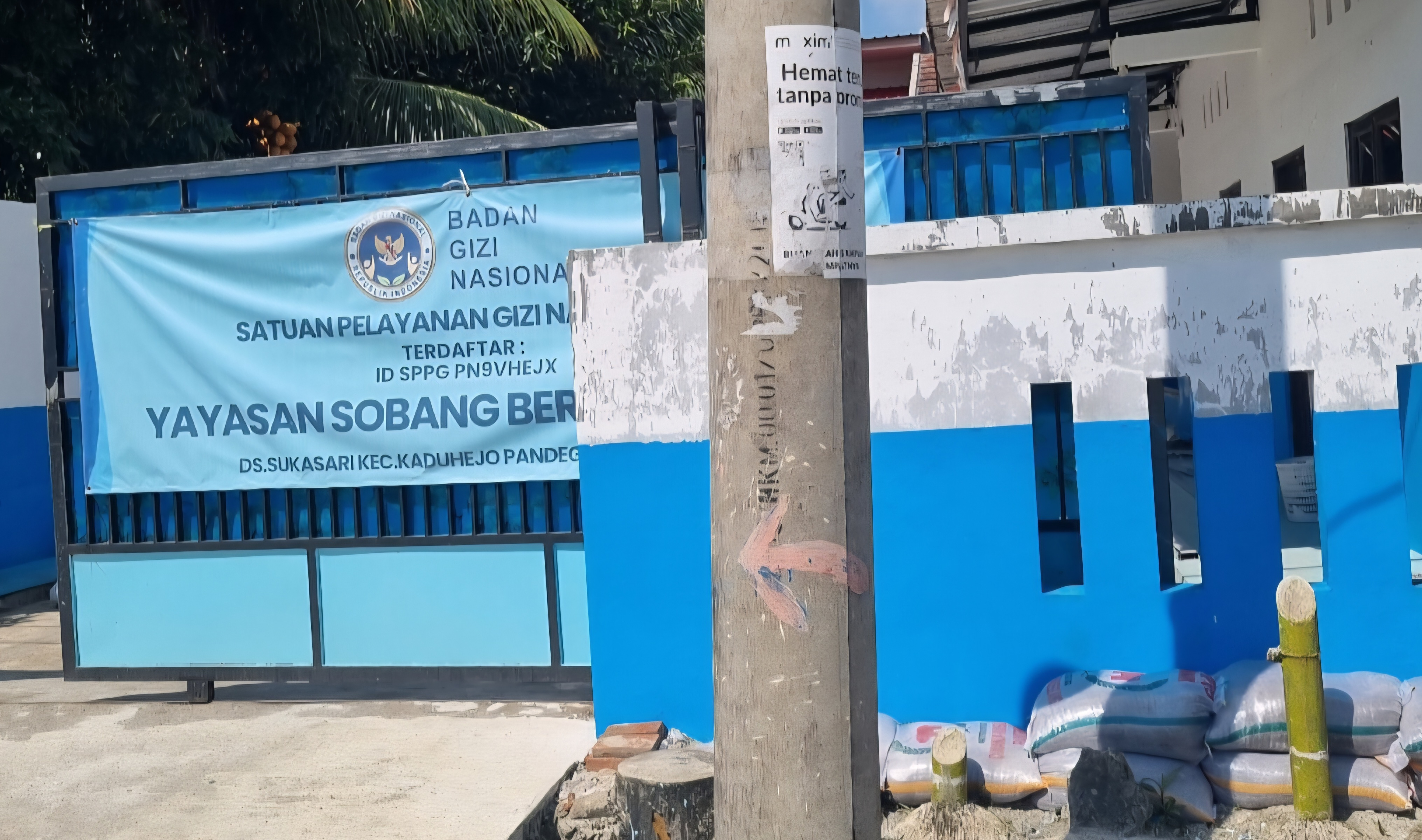Dapur SPPG Sobang Berkah Desa Sukasari