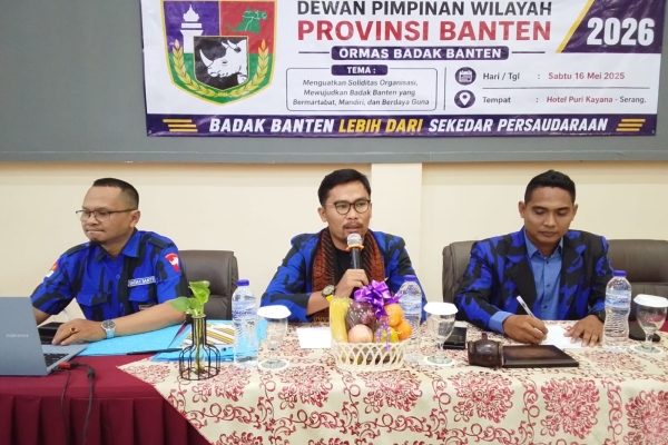 Pengurus DPW Badak Banten Dilantik, Fokus Penguatan Kader dan Pemberdayaan Masyarakat