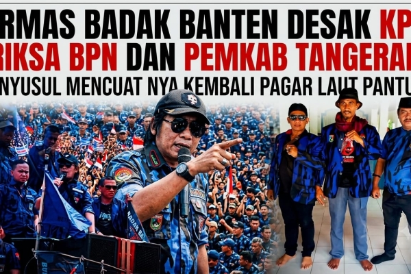 Pagar Laut Tangerang Disorot, Badak Banten Desak KPK Periksa Pemkab dan BPN