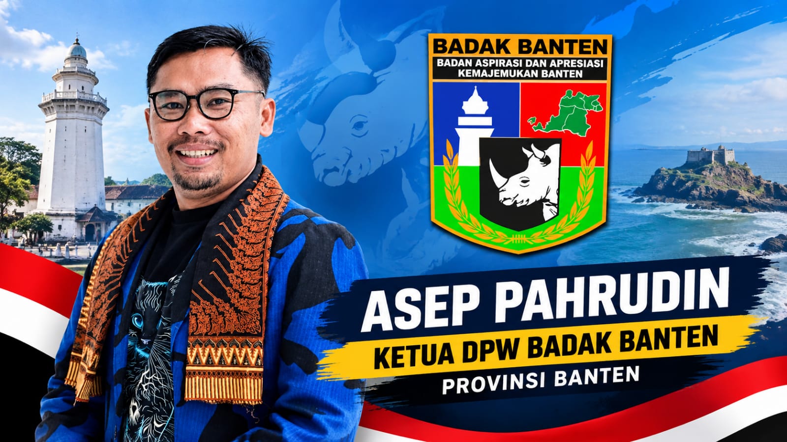 Ketua DPW Badak Banten Provinsi Banten, Asep Pahrudin